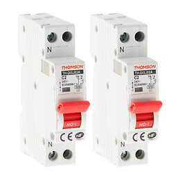 Lot De 2 Disjoncteurs À Vis Ph+n Thomson - Pouvoir De Coupure 4.5ka - 2a Nf