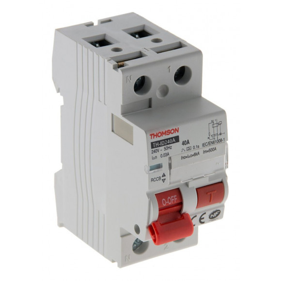 Interrupteur Différentiel À Vis - 30ma Type A 40a Nf - Thomson