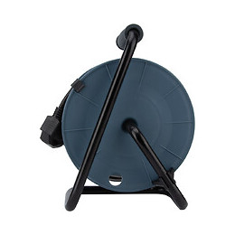 Enrouleur Compact 3 Prises + 2 Usb C/a 12m - Gris - Zenitech