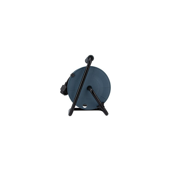 Enrouleur Compact 3 Prises + 2 Usb C/a 12m - Gris - Zenitech