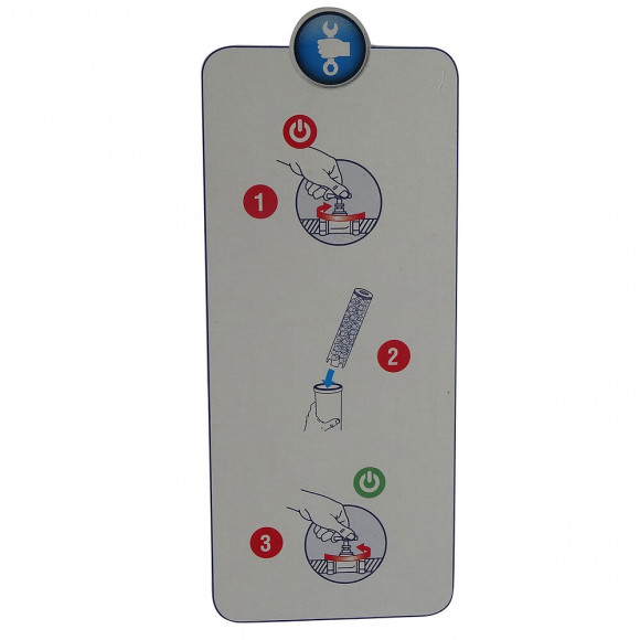 Cartouche Anti-tartre En Cristaux Polyphosphates- Taille Standard 10"-  6 Mois
