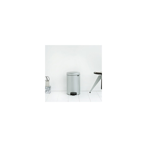 Poubelle À Pédale 12l Metallic Grey - 113680