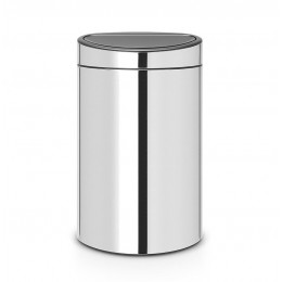 Poubelle 40l Brillant Steel - 112881