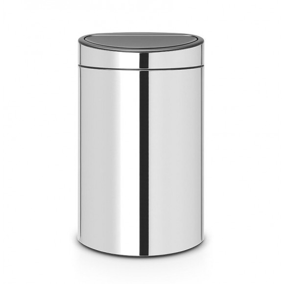 Poubelle 40l Brillant Steel - 112881