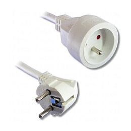 Cordon Secteur + Terre Longeur 10 M Lineaire - Ect10