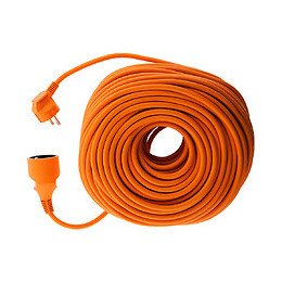 Prolongateur Jardin 16a Ho5vv-f 3g1,5 2p+terre 45m - Orange - Zenitech