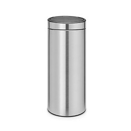 Poubelle 30l Matt Steel - 115349