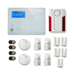 Alarme Maison Sans Fil Ice-b26 Compatible Box Internet Et Gsm