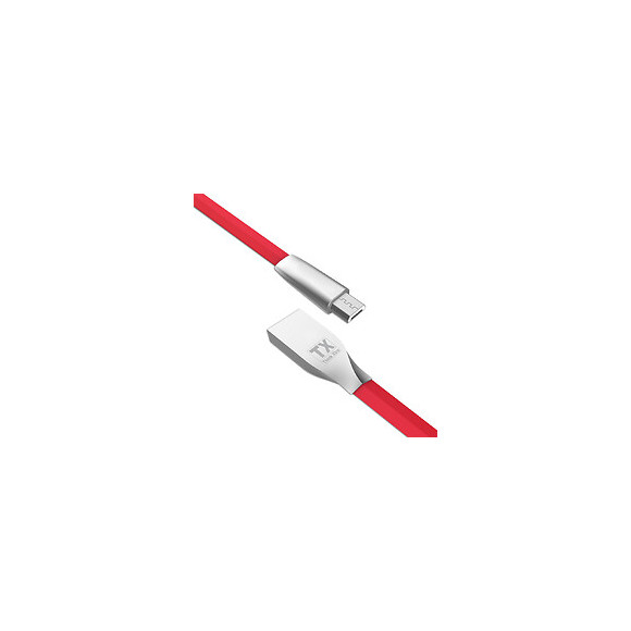 Câble 1.5m Micro Usb Tx Think Xtra En Zinc Rouge