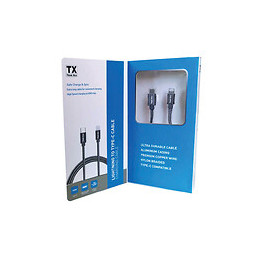 Câble Nylon Lightning Vers Type C 2m Tx Think Xtra Charge Et Transfert