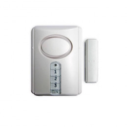 Détecteur Magnétique D'ouverture Porte Et Fenêtre À Code - Alarme Indépendante