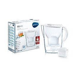 Carafe Filtrante 2.4l Blanche Avec 4 Cartouches Maxtra+ - 1026038