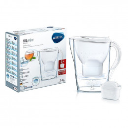Carafe Filtrante 2.4l Blanche Avec 4 Cartouches Maxtra+ - 1026038