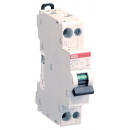 Disjoncteur Modulaire Ph+n 10a 3ka À Vis