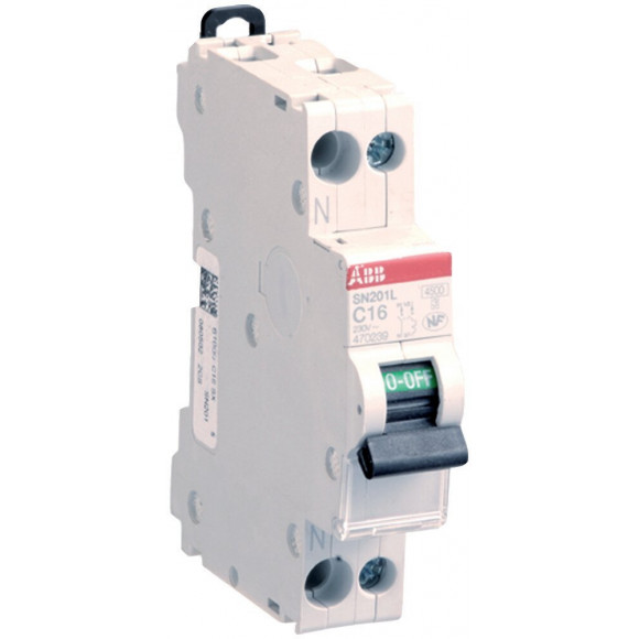 Disjoncteur Modulaire Ph+n 16a 3ka À Vis