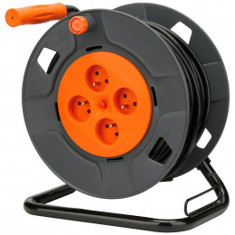 Enrouleur Bricolage - 4 Prises 16a - 3g1,5mm² - 40m - Zenitech