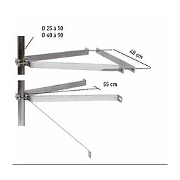 Paire De Fixations Murales Erard 800892