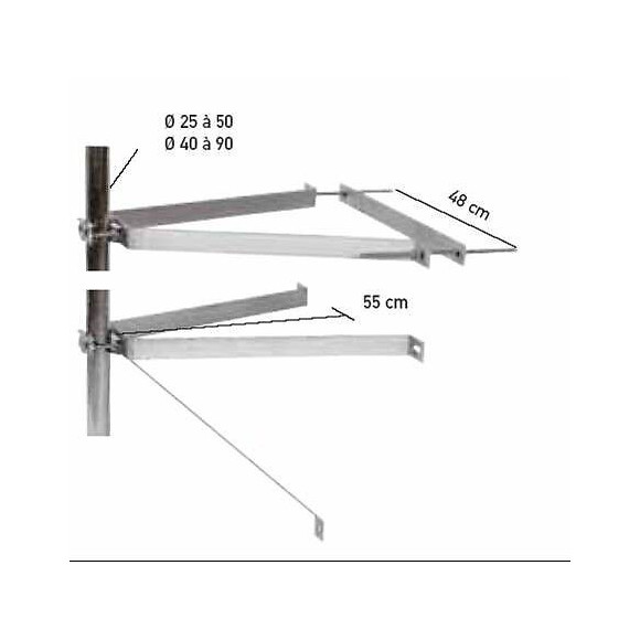 Paire De Fixations Murales Erard 800892
