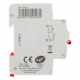 Disjoncteur À Vis Ph+n - 20a Nf -  Pouvoir De Coupure 4.5ka - Thomson