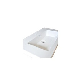 Plan De Toilette Glam 2 80cm / Blanc