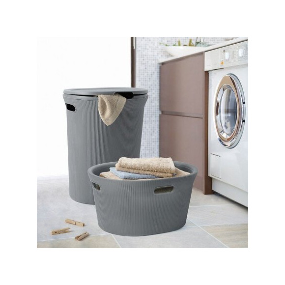 Coffre A Linge Baobab 40 L. Anthracite Tatay