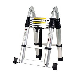 Échelle Télescopique Pliable En Aluminium - 3.80 Mètres