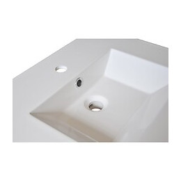 Plan De Toilette Glam 60cm / Blanc
