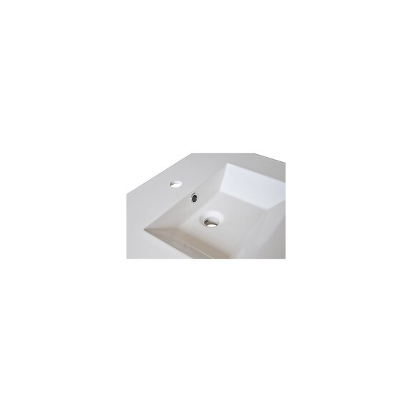 Plan De Toilette Glam 60cm / Blanc