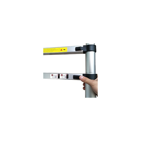 Échelle Télescopique En Aluminium - 3.80 Mètres