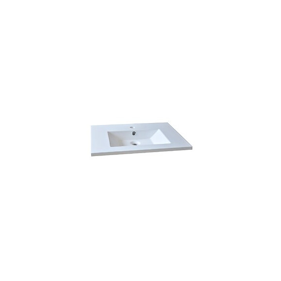 Plan De Toilette Glam 60cm / Blanc