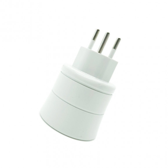 Adaptateur De Voyage Universel Tous Pays Vers Suisse Et Liechtenstein Avec Terre