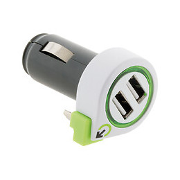 Chargeur De Voiture Avec Câble Et Prise Micro-usb + 2 Usb - Q2 Power
