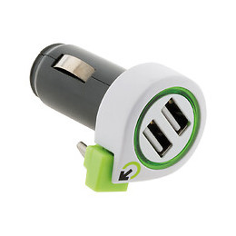 Chargeur De Voiture Avec Câble Et Prise Usbc + 2 Usb - Q2 Power