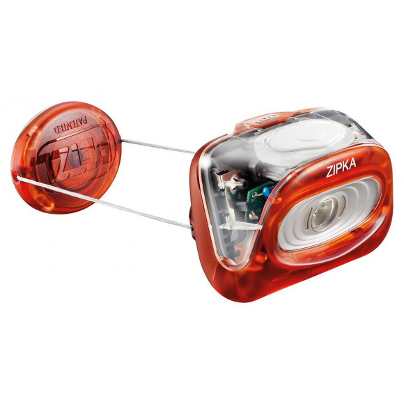 Lampe Frontale Petzl Zipka Rouge - 100lm