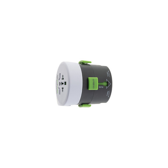 Adaptateur De Voyage Avec Usb Compatible Avec Plus De 195 Pays - Q2 Power