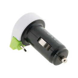 Chargeur De Voiture Avec Câble Et Prise Micro-usb + 2 Usb - Q2 Power