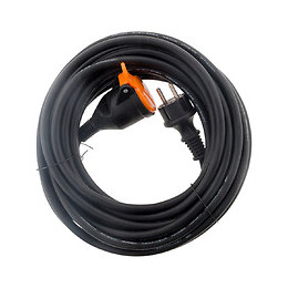 Rallonge Étanche 2p H05vv-f 2x 1,5mm² 25m Avec Clip De Fixation Orange - Zenitech