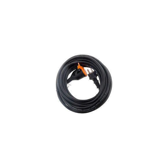 Rallonge Étanche 2p H05vv-f 2x 1,5mm² 25m Avec Clip De Fixation Orange - Zenitech