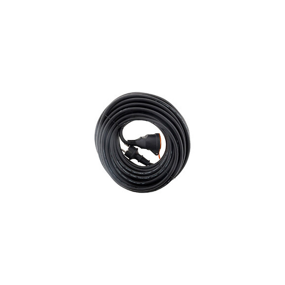 Rallonge Étanche 2p H05vv-f 2x 1,5mm² 40m Avec Clip De Fixation Orange - Zenitech