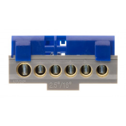 Bornier Phase Bleu - 6 Connexions - Thomson