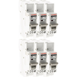 Lot De 6 Disjoncteurs À Connexions Automatiques Ph+n Thomson - 16a Nf