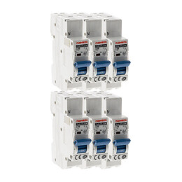 Lot De 6 Disjoncteurs À Connexions Automatiques Ph+n Thomson - 20a Nf
