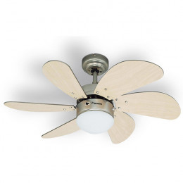 Ventilateur De Plafond 75cm + Lumière - Dc30t