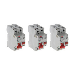 Lot De 3 Interrupteurs Différentiels À Vis Thomson - 30ma Type A 40a Nf