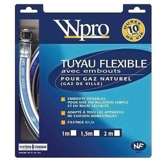 Tuyaux De Gaz Naturel Caoutchouc 10ans 2m - Tnc208