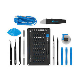 Kit D'outillage Complet De Précision Ifixit - Pro Tech Toolkit - 64 Embouts - Tournevis - Tapis Magnétique - Trousse - Jimmy 