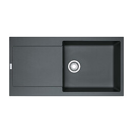 Evier À Encastrer 60cm Manuel Graphite Avec Siphon - 351885