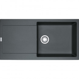 Evier À Encastrer 60cm Manuel Graphite Avec Siphon - 351885