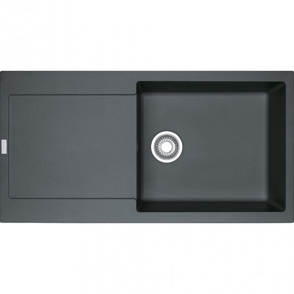 Evier À Encastrer 60cm Manuel Graphite Avec Siphon - 351885