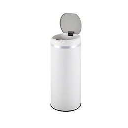 Poubelle De Cuisine Automatique Soho Blanc Inox 42l